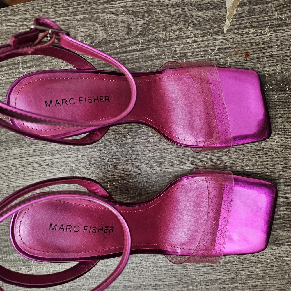 Marc Fisher Breta Heel In Pink Sz 6.5 M